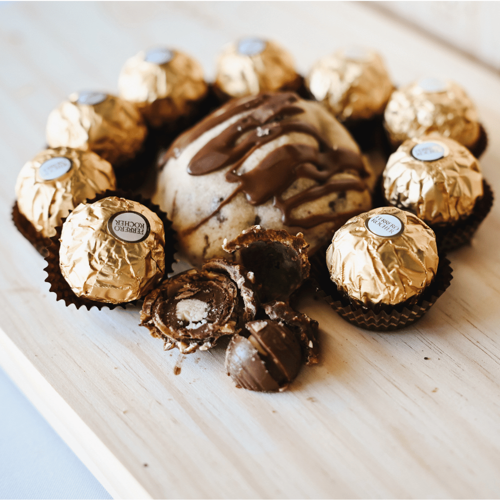Ferrero Rocher Nutella Cookie - The Cookie Club